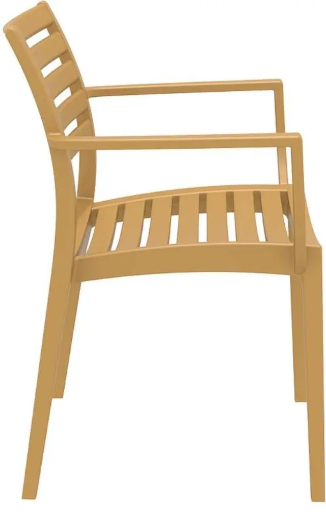 Πολυθρόνα Στοιβαζόμενη ARTEMIS Teak PP 58x58x82cm 3