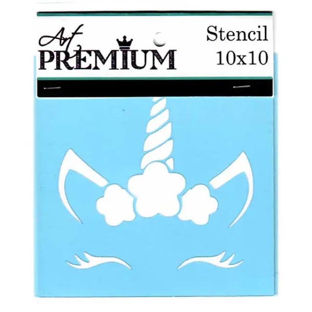 Στένσιλ Art Premium - 10x10cm - Μονόκερος