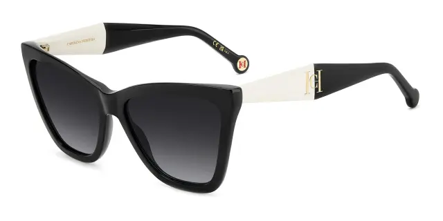 Carolina Herrera Unisex Γυαλιά Ηλίου με Μαύρο Σκελετό και Γκρι Ντεγκραντέ Φακό HER 0374/S 80S/9O