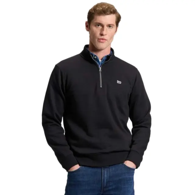 Lee Regular Patch Half Zip Sweatshirt ανδρική μακρυμάνικη μπλούζα 112386287-1