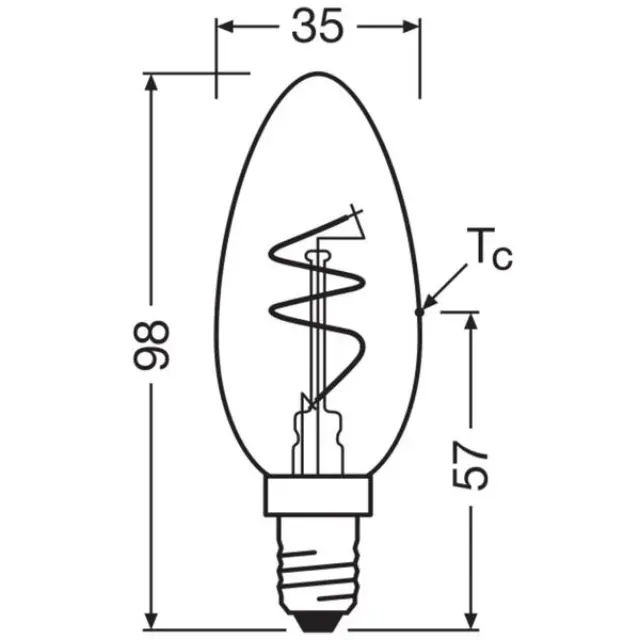 1906LCLB25D 3,1W/927 230VSFILE146X1OSRAM