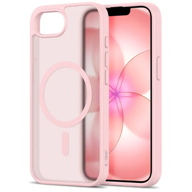 Tech-Protect® Basicmag MagSafe Θήκη για iPhone 16E/17E- Matte Soft Pink 2