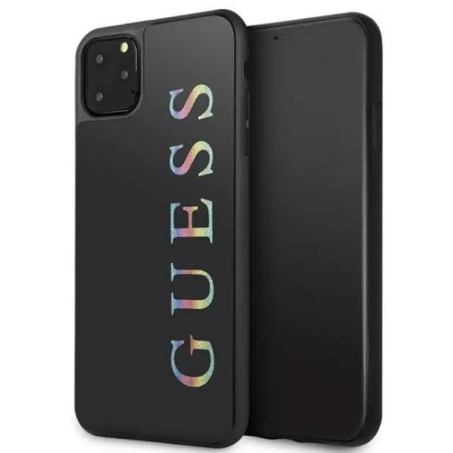 Guess Original Faceplate Back Cover Μαύρο (iPhone 11 Pro Max)