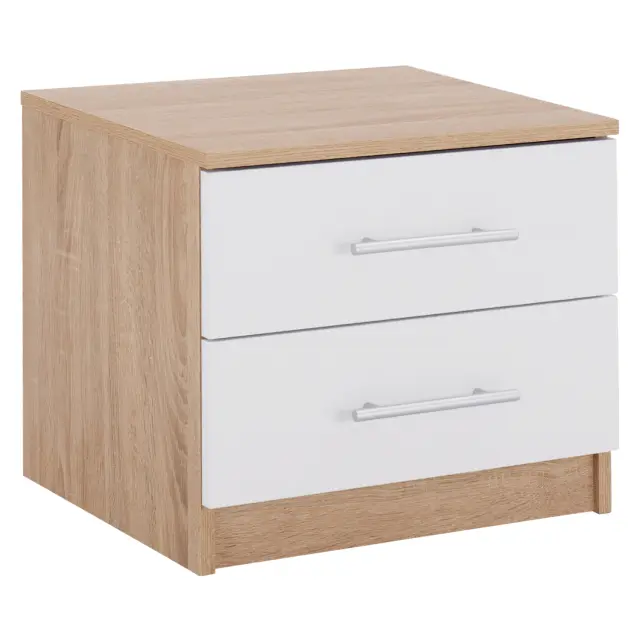 ΚΟΜΟΔΙΝΟ ΜΕΛΑΜΙΝΗΣ FB92220.06 SONAMA - ΛΕΥΚΟ 48x40,5x41,5 εκ.