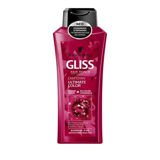 Schwarzkopf Gliss Ultimate Color Hair Repair Shampoo (Βαμμένα μαλλιά) 400ml