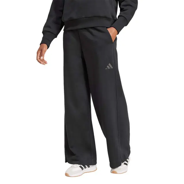 adidas Sportswear Women's All SZN Fleece Wide Leg Pants Μαύρο JJ1281 (adidas Sportswear)