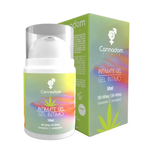 Cannadom Intimate Lubricant Gel CBD 400mg CBG 400mg - 50ml