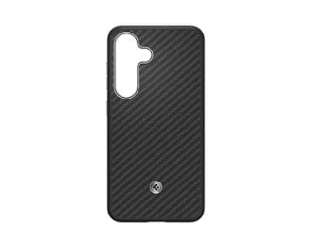 GP-FPS936PGA Samsung by Spigen Enzo Aramid Magnetic Cover for Galaxy S25+ Black Silver