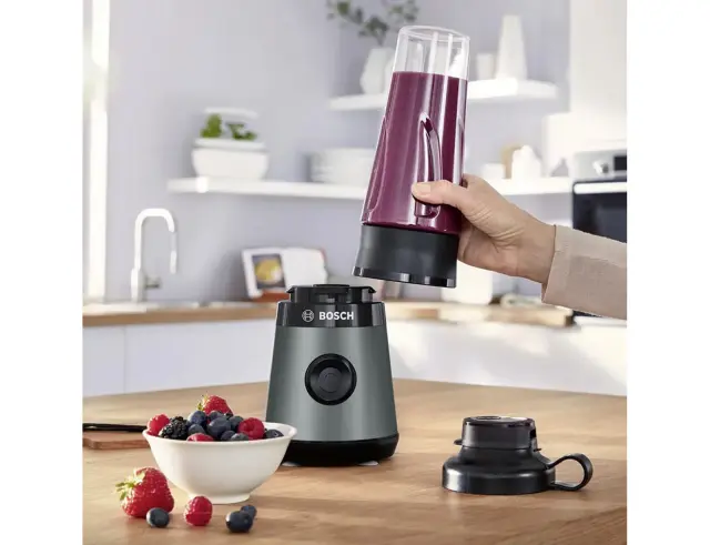 Μπλέντερ Bosch VitaPower Series 2 MMB2111S με ισχύ 450W, χωρητικότητα 0.6L και 1 ταχύτητα - Silver MMB2111S 2