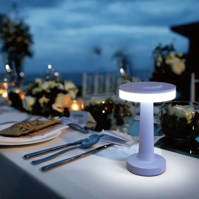 LED Φωτιστικό Επαναφορτιζόμενο Touch+USB Type C Μπλε 2Watt JULIE CCT IP54 VIV005140