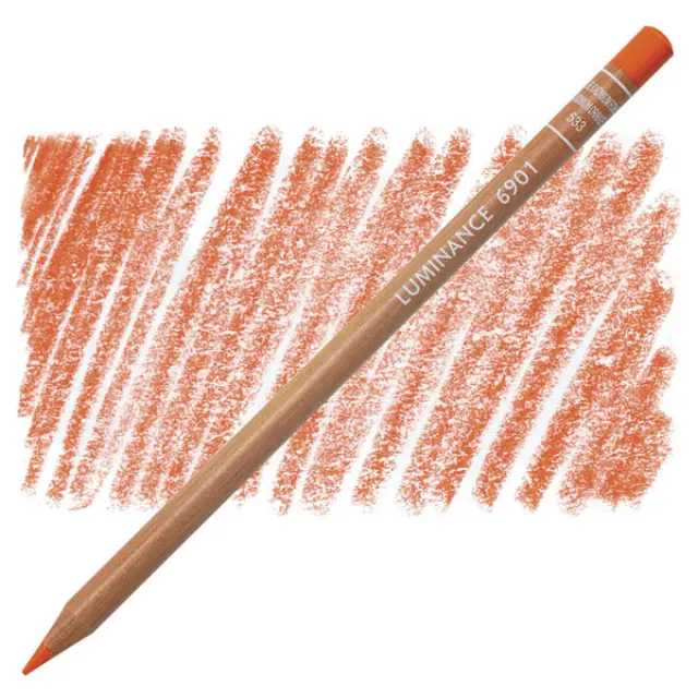 Ξυλομπογιά Caran d'Ache Luminance - 533 Dark Cadmium Orange