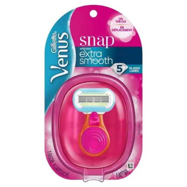 GILLETTE VENUS SNAP WITH EMBRACE ΦΟΡΗΤΗ ΓΥΝΑΙΚΕΙΑ ΞΥΡΙΣΤΙΚΗ ΜΗΧΑΝΗ ΜΕ ΘΗΚΗ ΜΕΤΑΦΟΡΑΣ 1ΜΗΧΑΝΗ 1ΑΝΤΑΛΛΑΚΤΙΚΟ