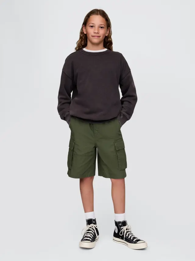 Παιδικό 7*5in Ripstop Easy Cargo Σορτς Thyme green