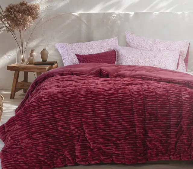 ΚΟΥΒΕΡΤΟΠΑΠΛΩΜΑ ΥΠΕΡΔΙΠΛΟ COMPOSE 220Χ240 NEF-NEF HOMEWARE SANGRIA