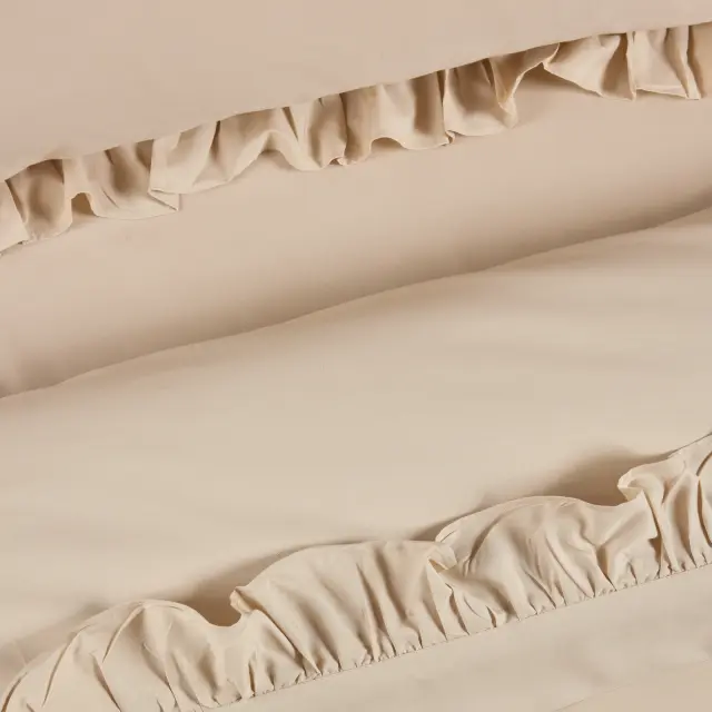Σετ Σεντόνια 240x270 Υπέρδιπλα Daily Das Home 3168 Taupe 100% βαμβακερόΧωρίς Λάστιχο 2