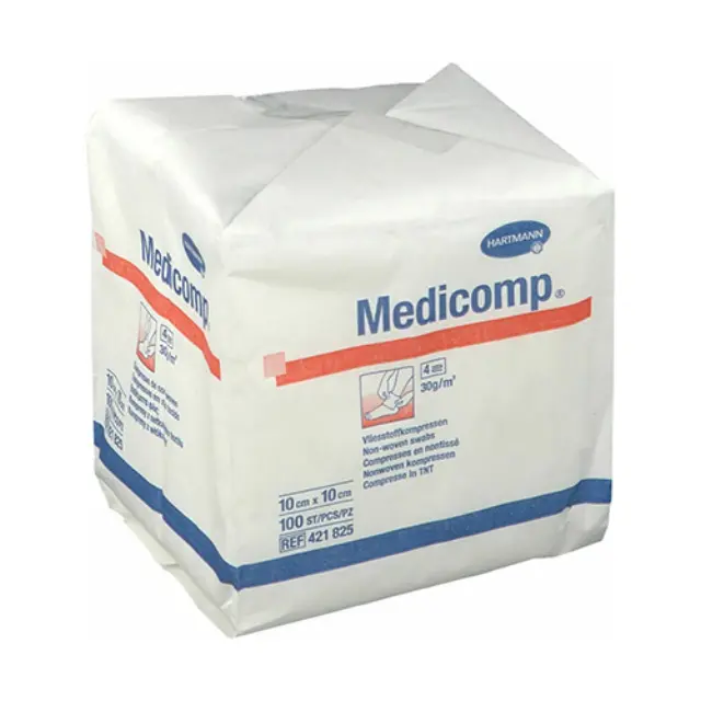 Hartmann Medicomp Μη Αποστειρωμένες Γάζες 10x10cm 100τμχ (421825) 2