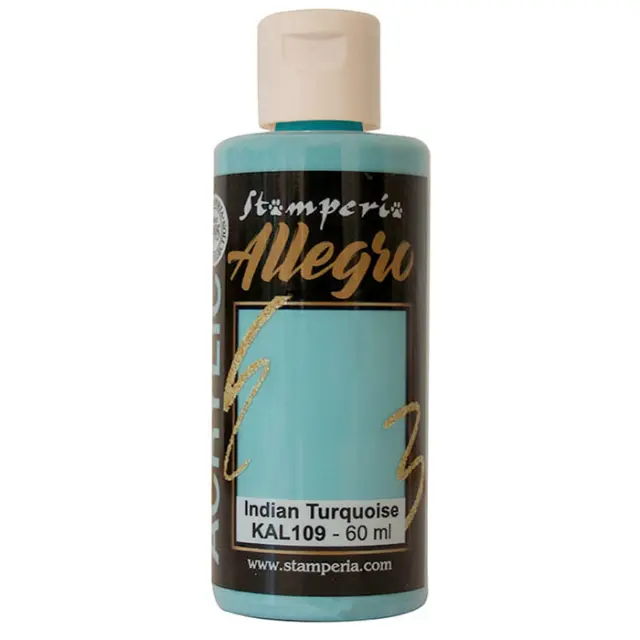 Stamperia Allegro - Indian Turquoise - 59ml