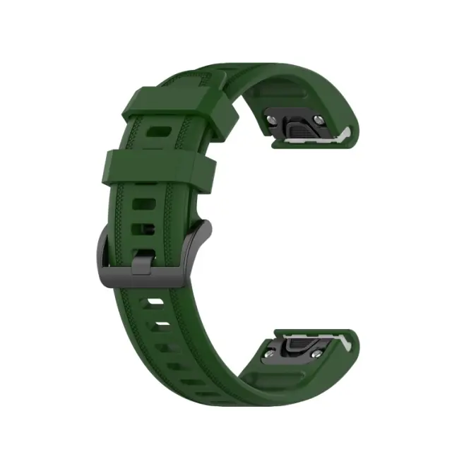Λουράκι Σιλικόνης Για Garmin Fenix 5s/6s/6s/7s Pro/8/9 (43mm)- Πράσινο