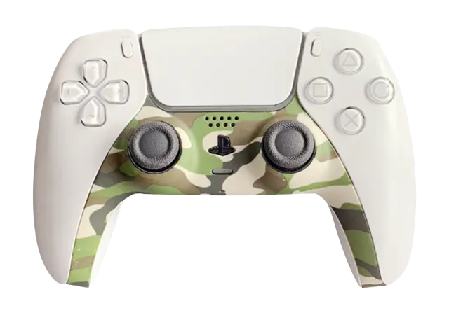 PlayStation 5 Piranha PS5 Controller Skins - Camo Green