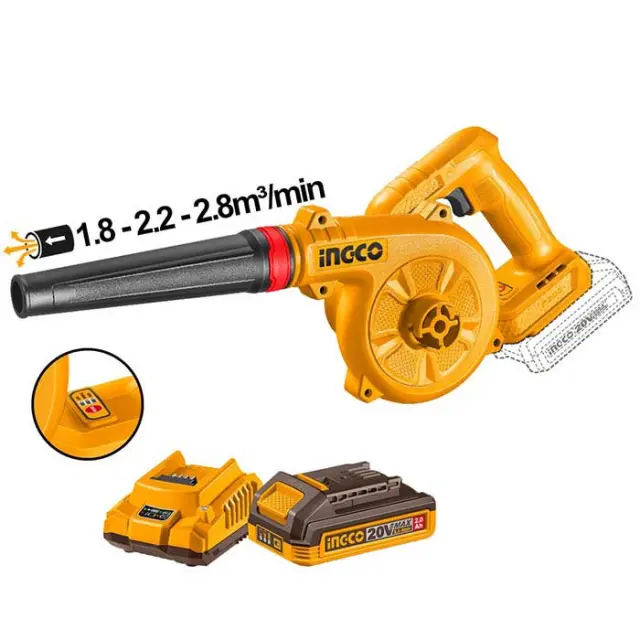 ΦΥΣΗΤΗΡΑΣ ΜΠΑΤΑΡΙΑΣ 20V 2AH LI-ION INGCO CABLI20681E