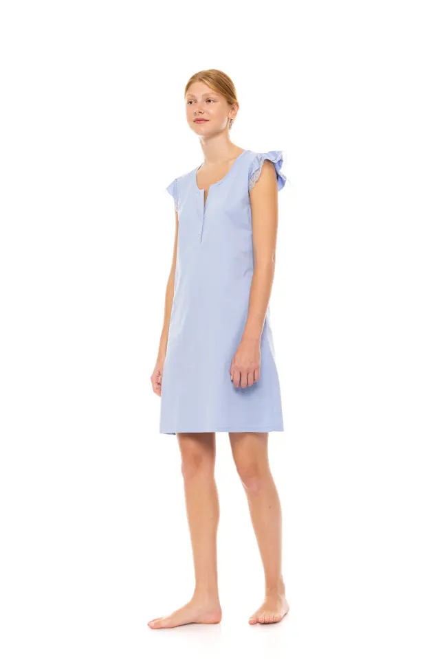 S1511 - Blue Cloud - NIGHTGOWN PASTEL SOLID 3