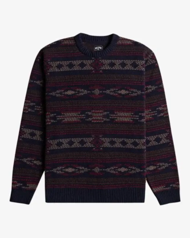 BILLABONG RANCHERO CREW ΠΛΕΚΤΟ ΑΝΔΡΙΚΟ -F1JP02BIF2-21/NAVY NAVY 2