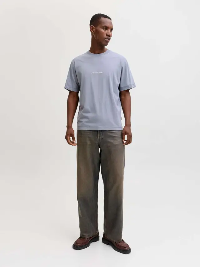 JORNORREBRO EMB TEE SS CREW NECK NOOS Tradewinds 2