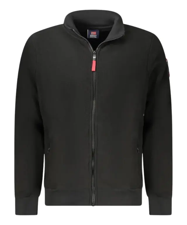 Norway Nautical School - Ανδρική Ζακέτα Φούτερ Fleece 859532-BLACK Μαύρο
