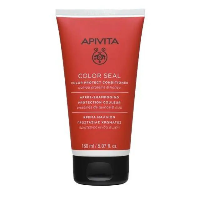 Apivita Color Seal Quinoa Proteins Conditioner Κρέμα Μαλλιών Προστασία Χρώματος για Βαμμένα Μαλλιά με πρωτεΐνες κινόα & μέλι,150ml