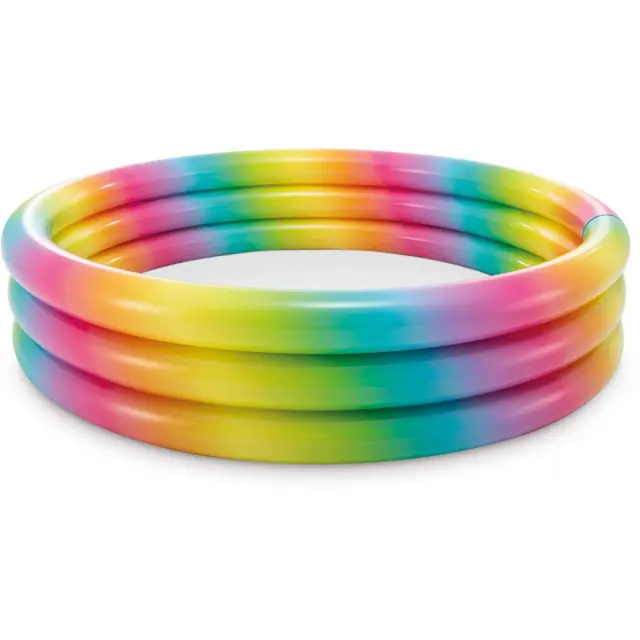 Φουσκωτή πισίνα Intex Rainbow Ombre παιδική, χωρητικότητας 581lt, 168x38cm I03403680