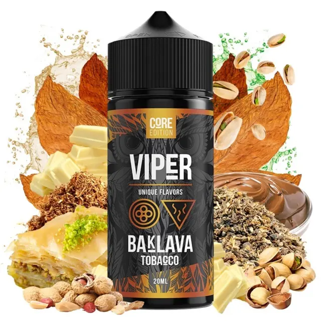 Baklava Tobacco Core Edition 20ml (120ml) - Viper Flavorshots