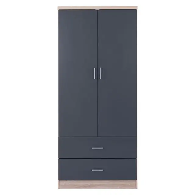 ΝΤΟΥΛΑΠΑ 2ΦΥΛΛΗ ME 2 ΣΥΡΤΑΡΙΑ FB9338.04 SONAMA ΓΚΡΙ 80Χ42Χ180Υ εκ. 3