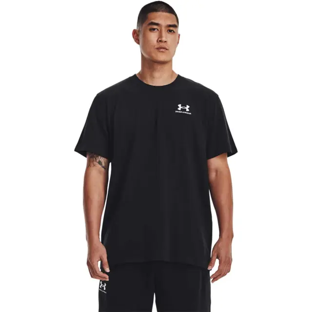 Under Armour Men's Logo Embroidered Heavyweight Short Sleeve Tee Μαύρο 1373997-001 (Under Armour)