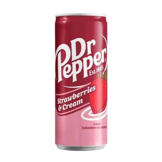 Dr Pepper Strawberries & Cream 330ml