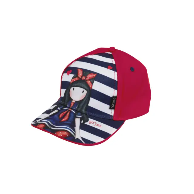 Καπέλο Παιδικό Jockey One Size Υφασμάτινο Das Kids Santoro 5810 Blue-White-Red