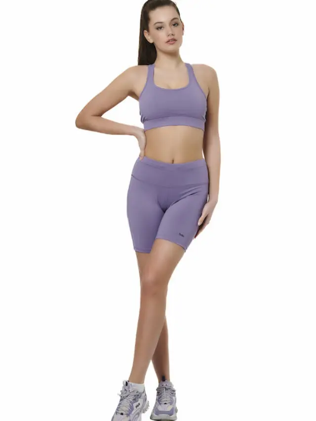 Body Action Γυναικείο Αθλητικό Μπουστάκι Μωβ 04522-13 - M 2
