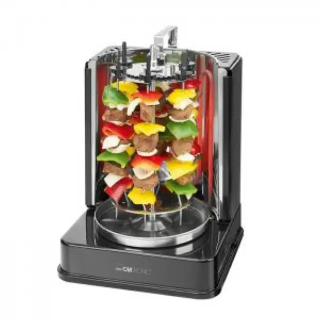 Clatronic DVG 3686 Grill Electric Black 1400 W 2