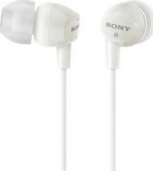 Sony Ακουστικά Ψείρες In Ear MDR-EX15LP Λευκά 2