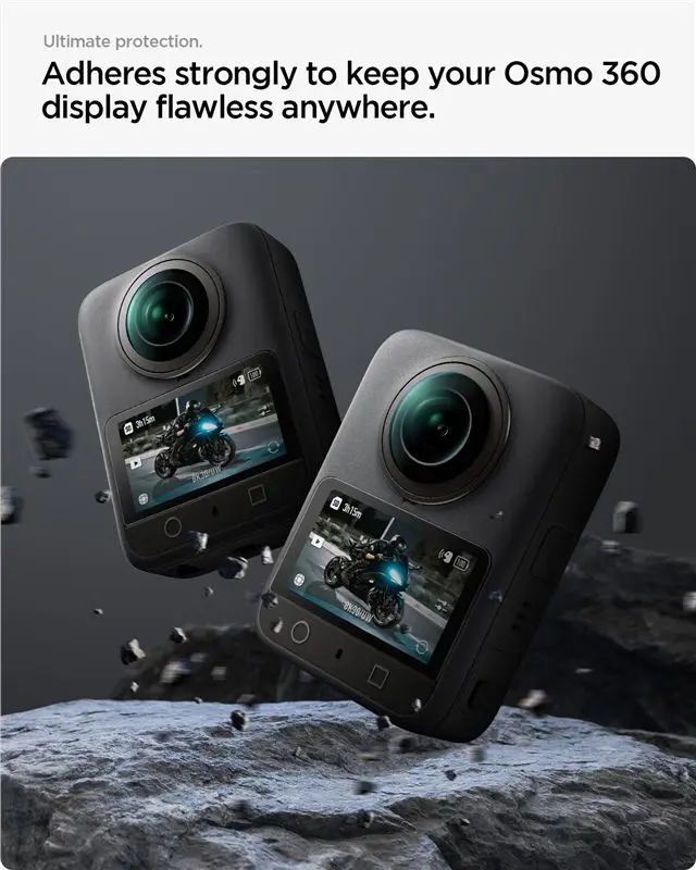Spigen Glass tR Slim 2 Pack - DJI Osmo 360 3