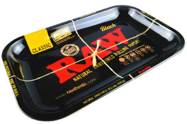 Raw Rolling Tray Δίσκος Small Black (17x27cm) 2