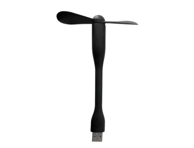 Mini Ανεμιστήρας Eurolamp (147-29306) USB - Μαύρο 147-29306