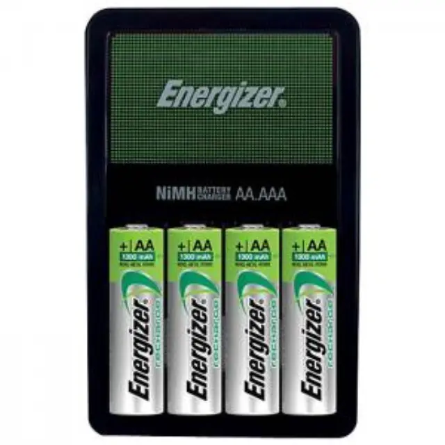 Φορτιστής μπαταριών AA/AAA Energizer ΜΑΧΙ με 4 επαναφορτιζόμενες μπαταρίες ΑΑ 2000mAh. 2