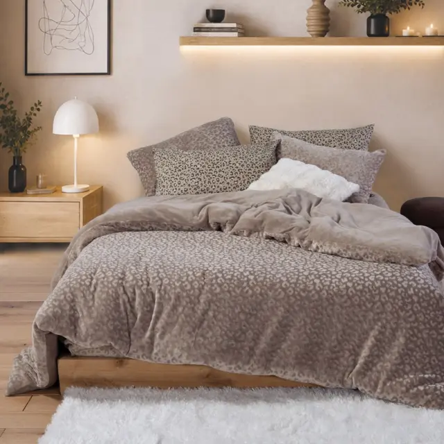 Σετ Παπλωματοθήκη Υπέρδιπλη Wilden 240x220 Nef Nef Homeware, 100% ΠΟΛΥΕΣΤΕΡΑΣ - GREEN (040954) 3