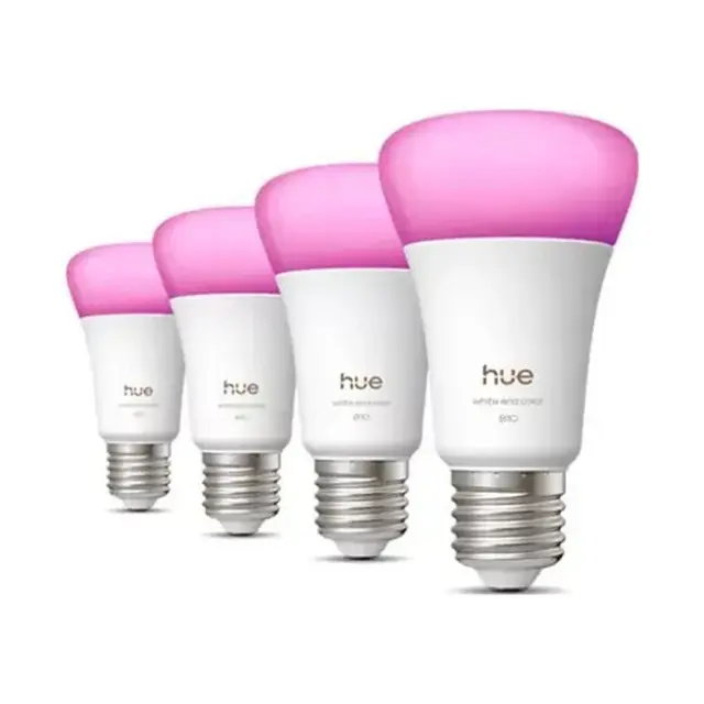 Philips Hue LED Bulb WCA 810lm A60 E27 4pcs (929003853407)