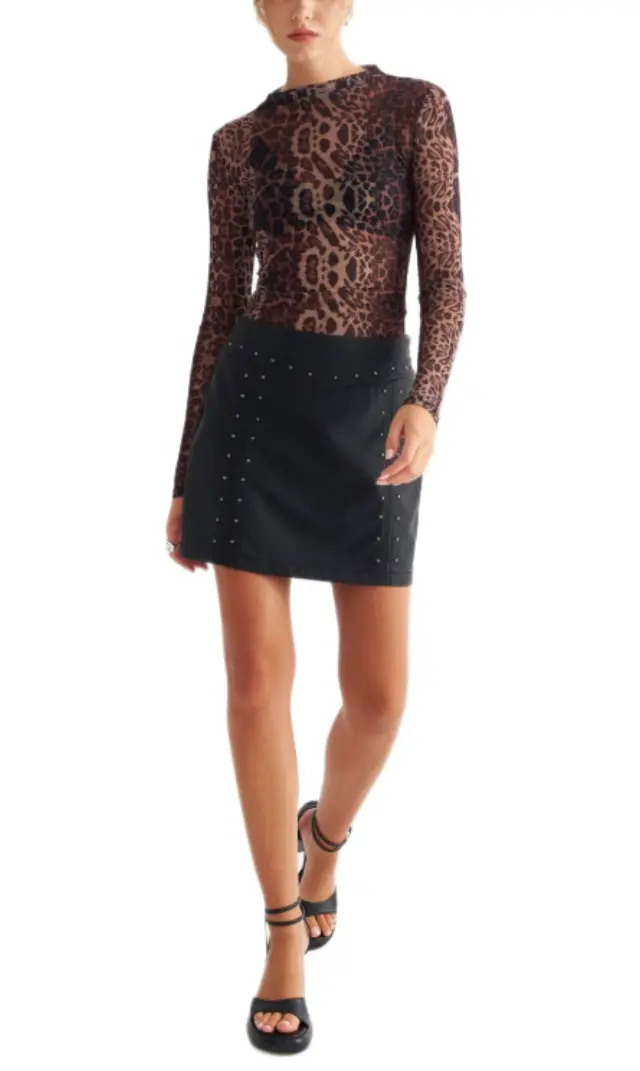 Attrattivo γυναικείο κορμάκι animal print 9923544-1