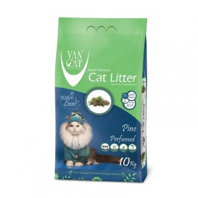 Άμμος Van Cat Clumping Pine Perfumed (ψιλή άμμος) 10kg