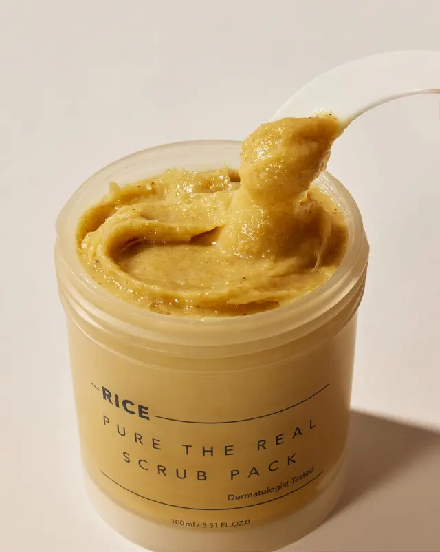 Thank You Farmer Rice Pure The Real Scrub Pack Απολεπιστικό Προσώπου για Ευαίσθητες Επιδερμίδες 100ml 2