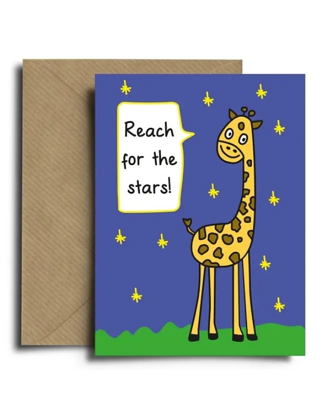 Ευχετήρια Κάρτα Giraffe ΠΟΛΥΧΡΩΜΟ - One Size