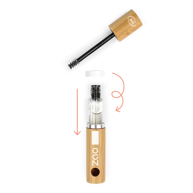 Zao Organic Eyebrow Fixing Gel – Βιολογικό Διάφανο τζελ φρυδιών 3