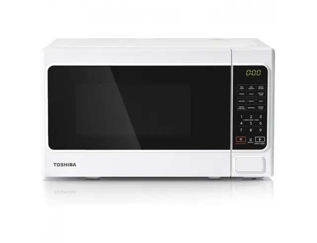 Φούρνος μικροκυμάτων Toshiba MM-EM20PWH με χωρητικότητα 20L και ισχύ 800W - WhiteMM-EM20PWH